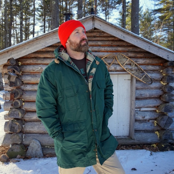 Woolrich vintage plaid wool lined hooded parka - Picture 2 of 8